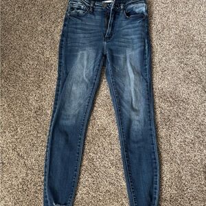 KanCan Women's Skinny Jeans in Medium Blue